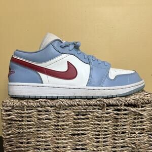 Air Jordan 1 Low Blue Women Size 12 Men 10.5 DC0774-164